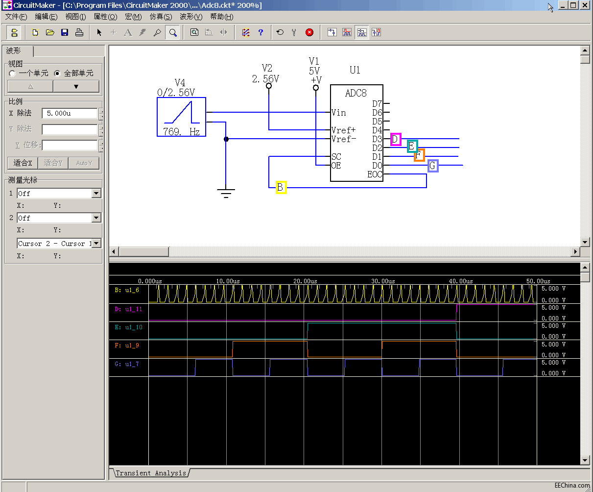 →→ CircuitMaker 2000 SP1漢化版 電子實驗臺 ←←