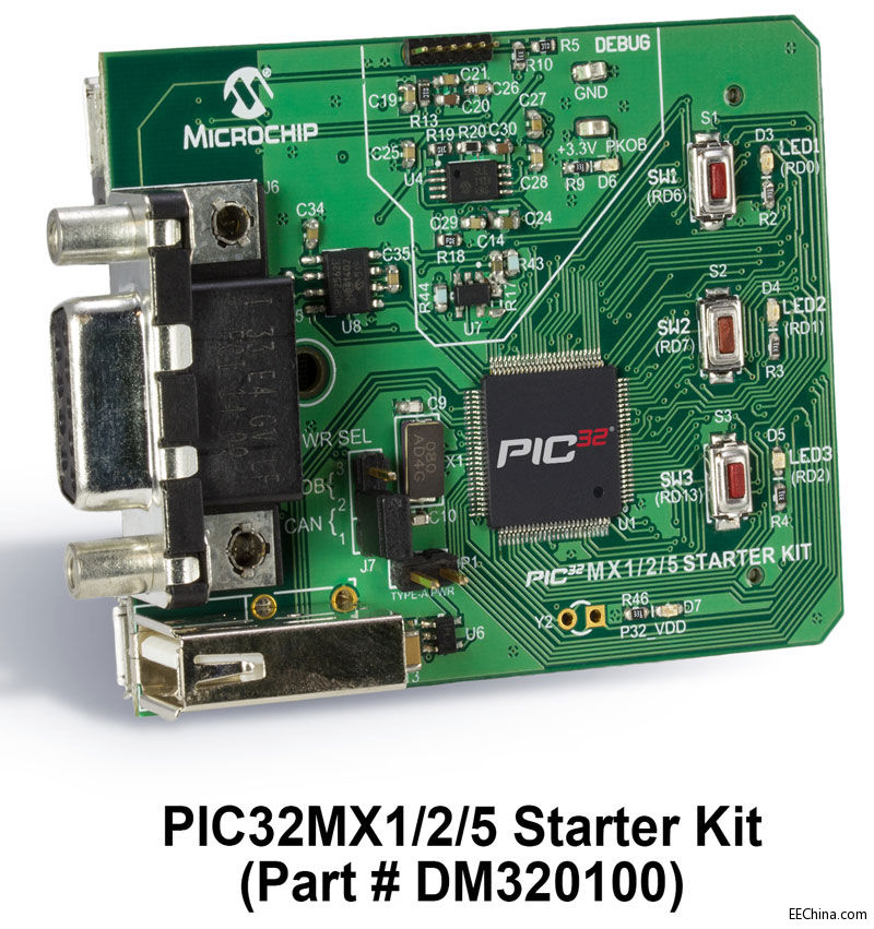 MicrochipƳȫµͳɱPIC32MX1/2/5ϵ32λƬC