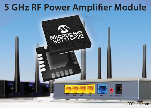 MicrochipƳ802.11ac Wi-Fi(bio)(zhn)5GHzģKU(ku)չWLAN(yng)