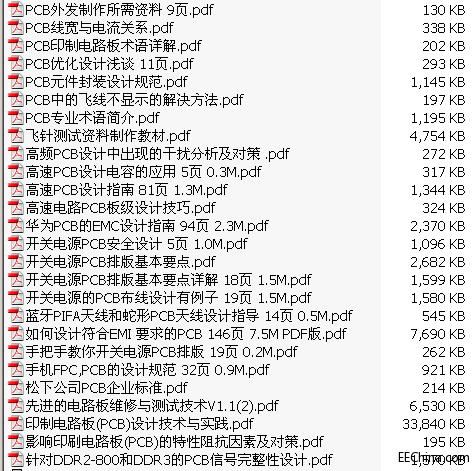 →→PCB相關(guān)工藝規(guī)范 65冊 212M →→ , 大花幾束,重整版