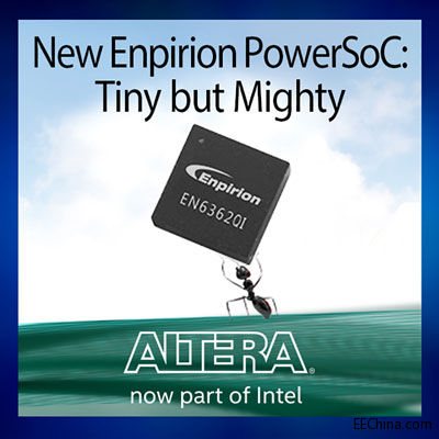 Altera推出PowerSoC DC-DC降壓轉換器，具有業界領先的功率密度、性能和可靠性