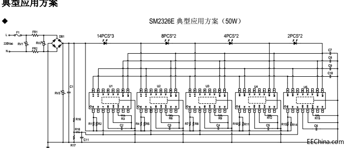 多段線性恒流恒功率低THD高效率應用方案替換RM9001D恒功率