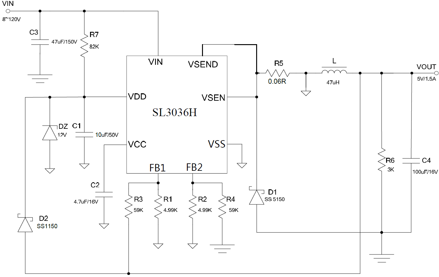 DC-DC 150VMOS ݔ늉 늱xԴоƬ