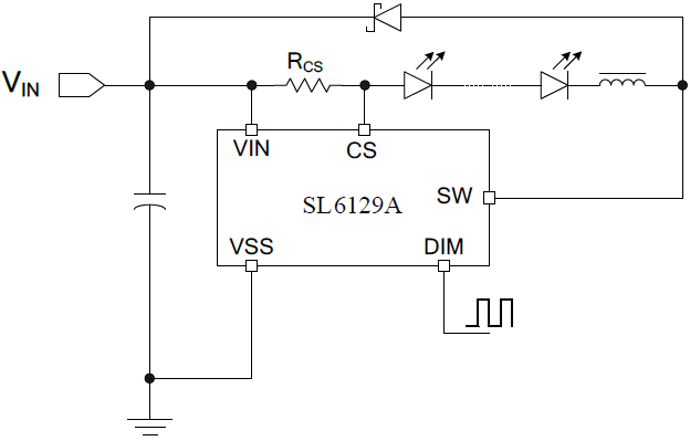 SL6129A 1.2A(ni)ù_P(gun)LED(q)(dng) MT7200