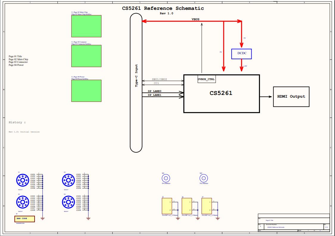 CS5261оƬO(sh)Ӌ(j)·|CS5261(yng)·|TypeCD(zhun)HDMIO(sh)Ӌ(j)