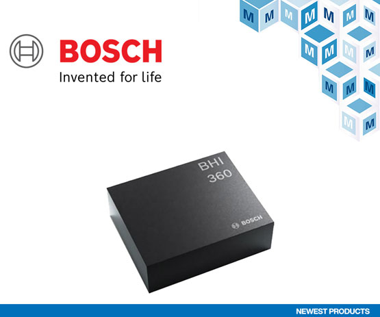 貿(mào)澤備貨Bosch BMM350磁力計(jì)  為3D、虛擬和增強(qiáng)現(xiàn)實(shí)、室內(nèi)導(dǎo)航等領(lǐng)域提供支持