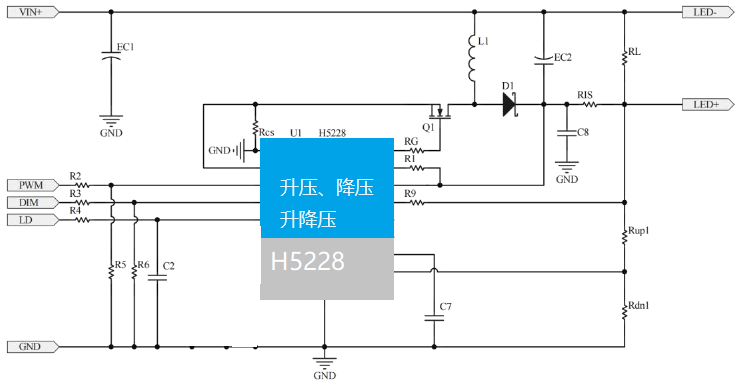 ݺ H5228   оƬ ֧12V24V36V48V60D(zhun)5V12V24V f֮һ{(dio) olW
