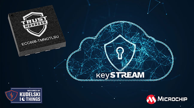 Microchip推出提供Kudelski IoT keySTREAM服務(wù)的ECC608 TrustMANAGER
