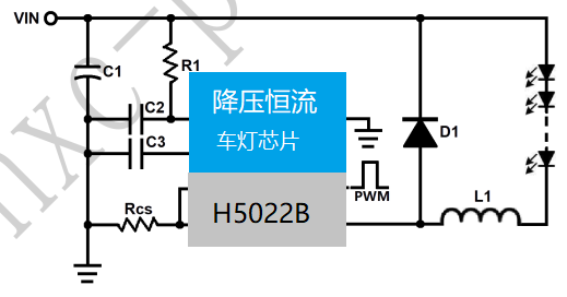 H5022B LED(q)(dng) 2.5A 60V (ni)MOS܇оƬIC