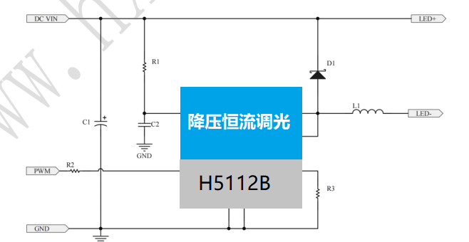 ݺ H5112B ϴ24V36V48V60V72V100V1.2ALEDоƬIC PWMolW{(dio)