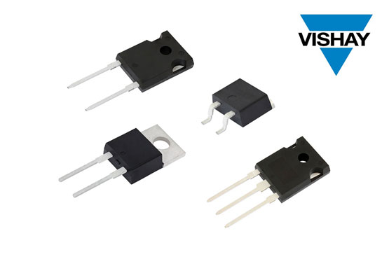 Vishay推出新型第三代1200 V SiC肖特基二極管，提升開關電源設計能效和可靠性