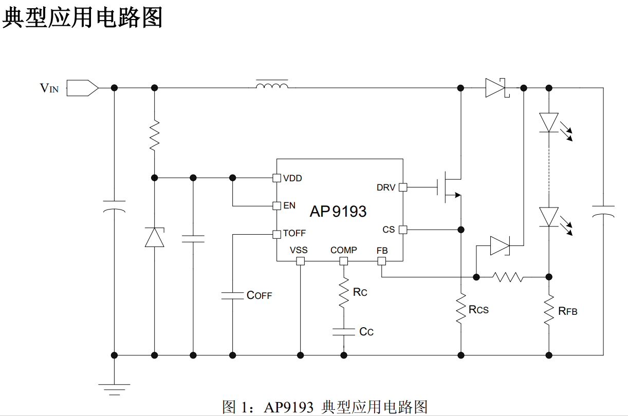 AP9193 оƬ 3.6-100V 3A LEDʷ