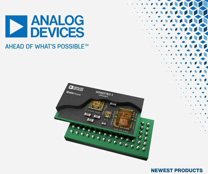 貿澤開售用于快速開發精密數據采集系統的 Analog Devices ADAQ7767-1 μModule DAQ解決方案