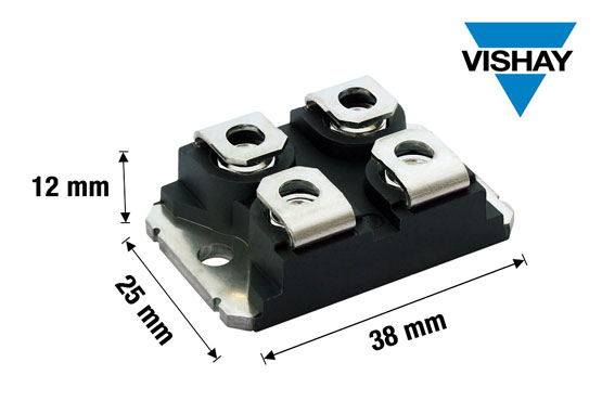 Vishay推出多款采用工業(yè)標(biāo)準(zhǔn)SOT-227封裝的650 V和1200 V SiC肖特基二極管，提升高頻應(yīng)用效率