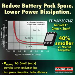 Fairchild_lPowerTrench MOSFETFDMB2307NZ