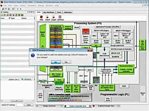 Vivado̳̣XPSʹûC, C++, System-C Pcores IPҕl